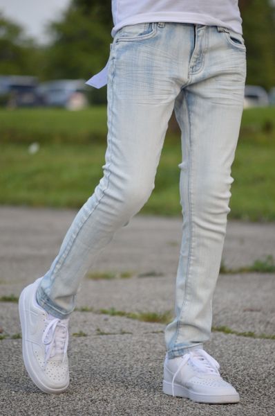 KIDS ULTRA STRETCH DENIM - ICE BLUE(DZTR-K-034)