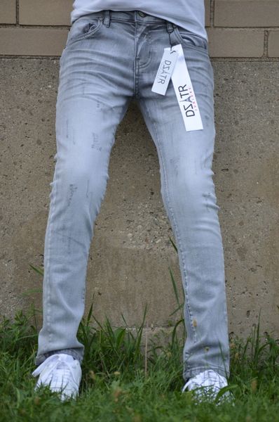 KIDS ULTRA STRETCH DENIM - GREY (DZTR-K-019)