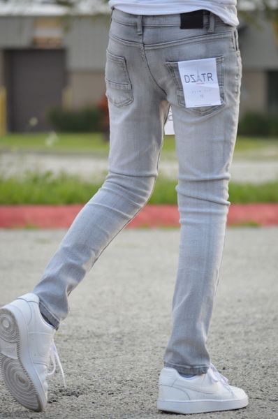 KIDS ULTRA STRETCH DENIM - GREY (DZTR-K-019)