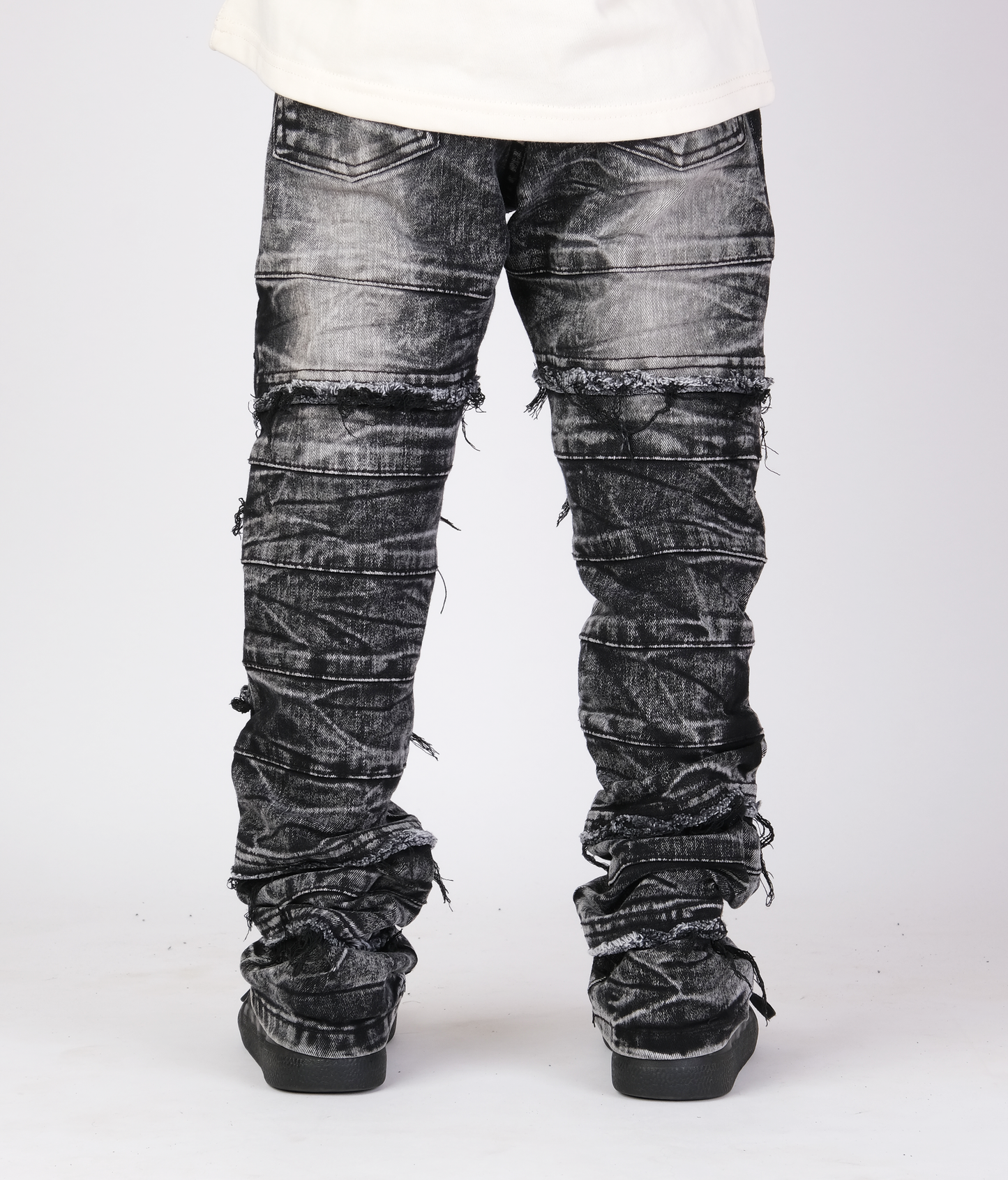 KIDS DENIM WASHED BLACK DZTR_K051