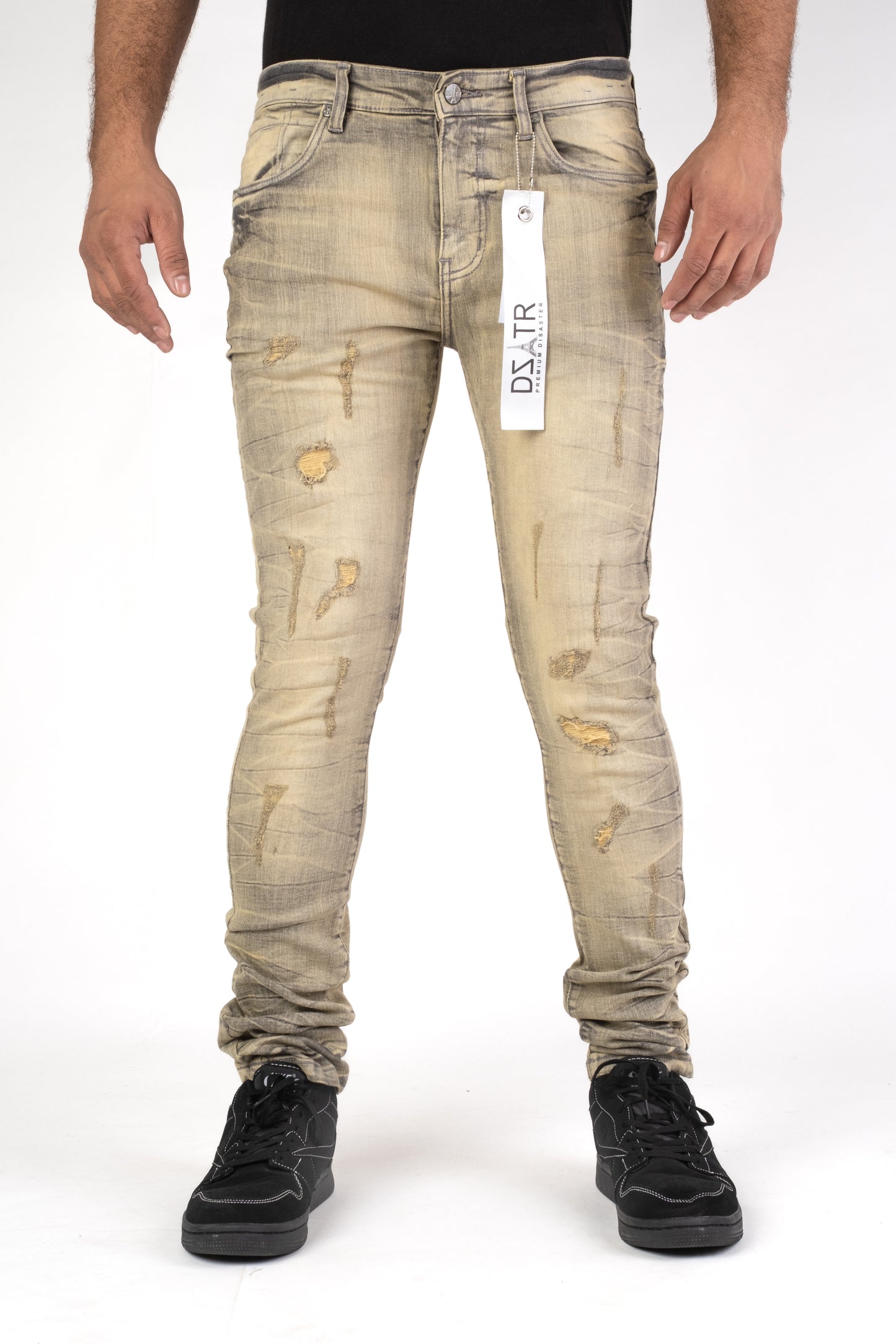 MENS CLASSIC ULTRA STRETCH DENIM - DIESEL GREY DZTR-436