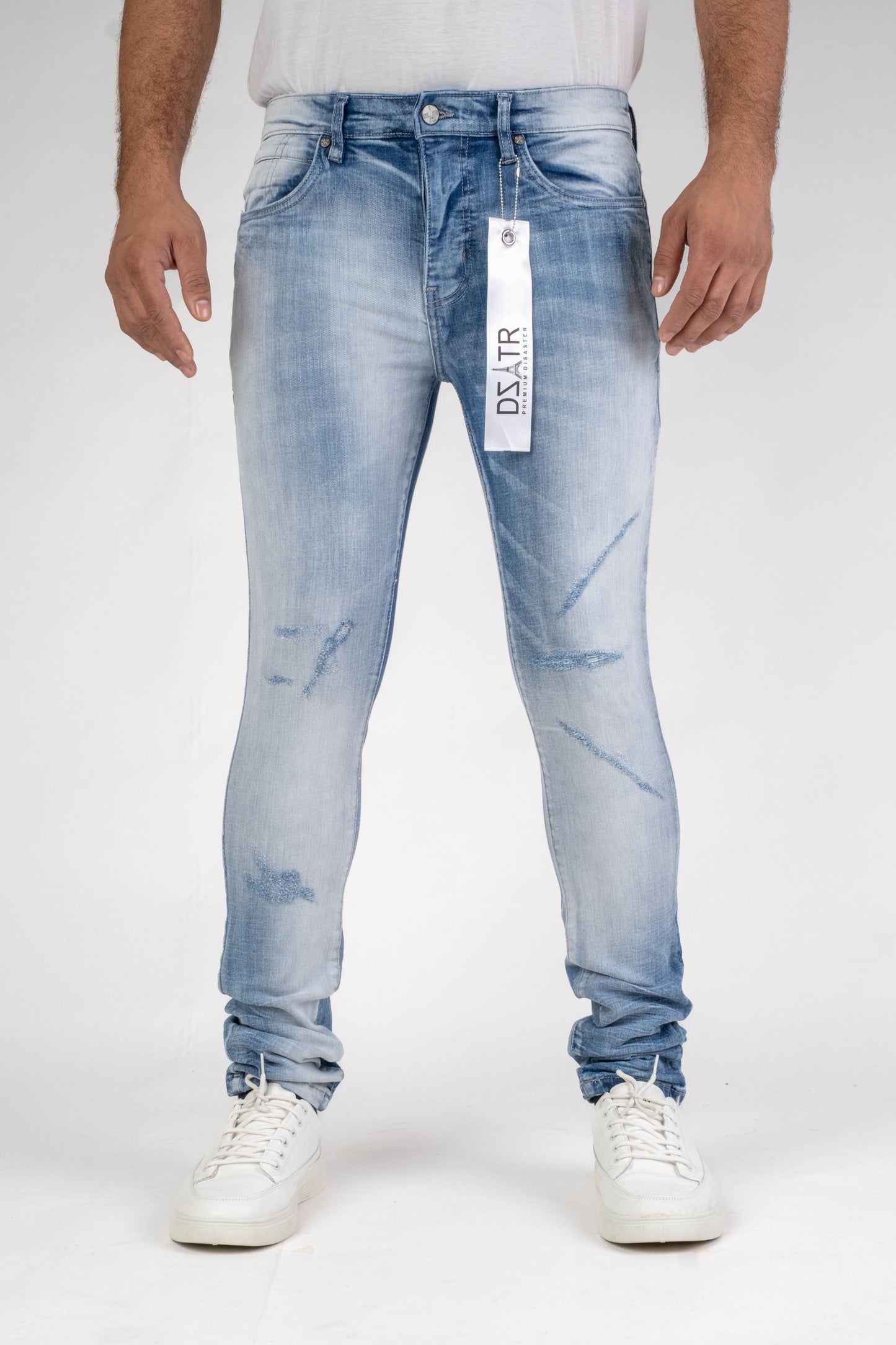 MENS CLASSIC ULTRA STRETCH DENIM - BLUE DZTR-448