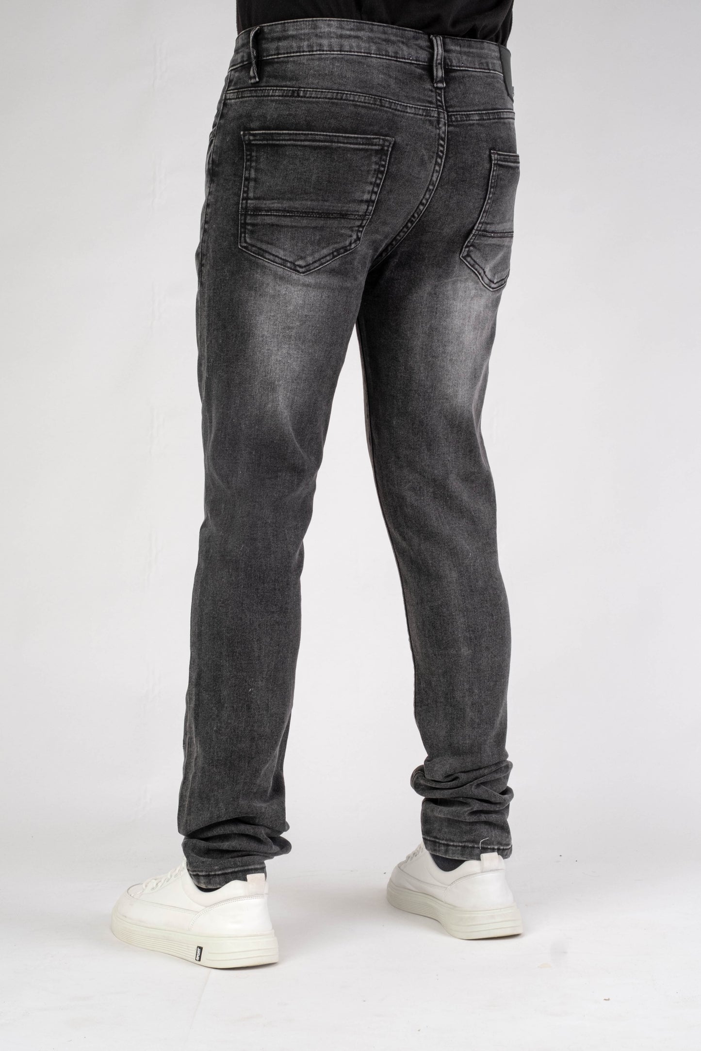 MENS CLASSIC ULTRA STRETCH DENIM - BLACK DZTR-453