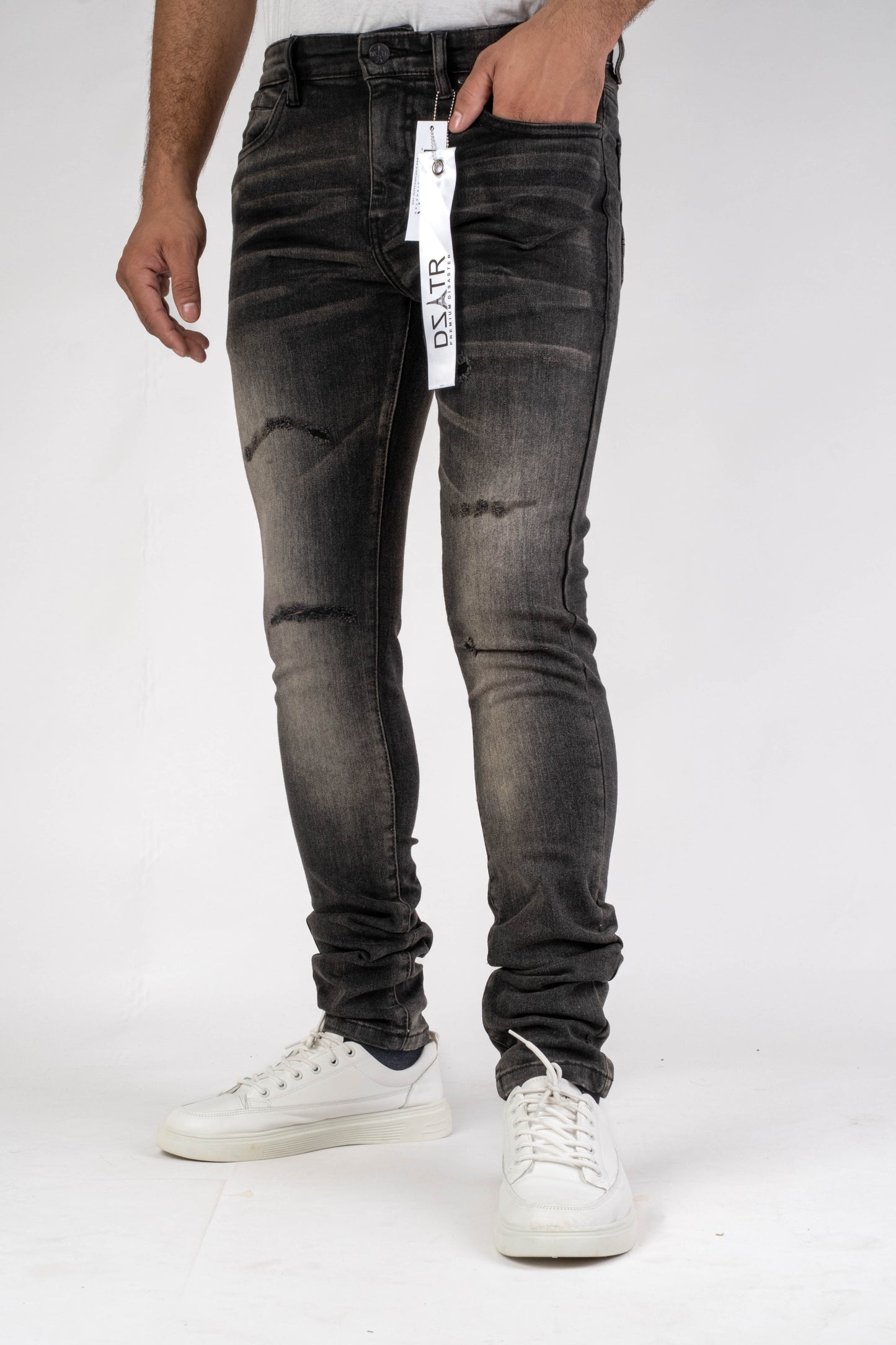 MENS CLASSIC ULTRA STRETCH DENIM - TINT BLACK DZTR-458