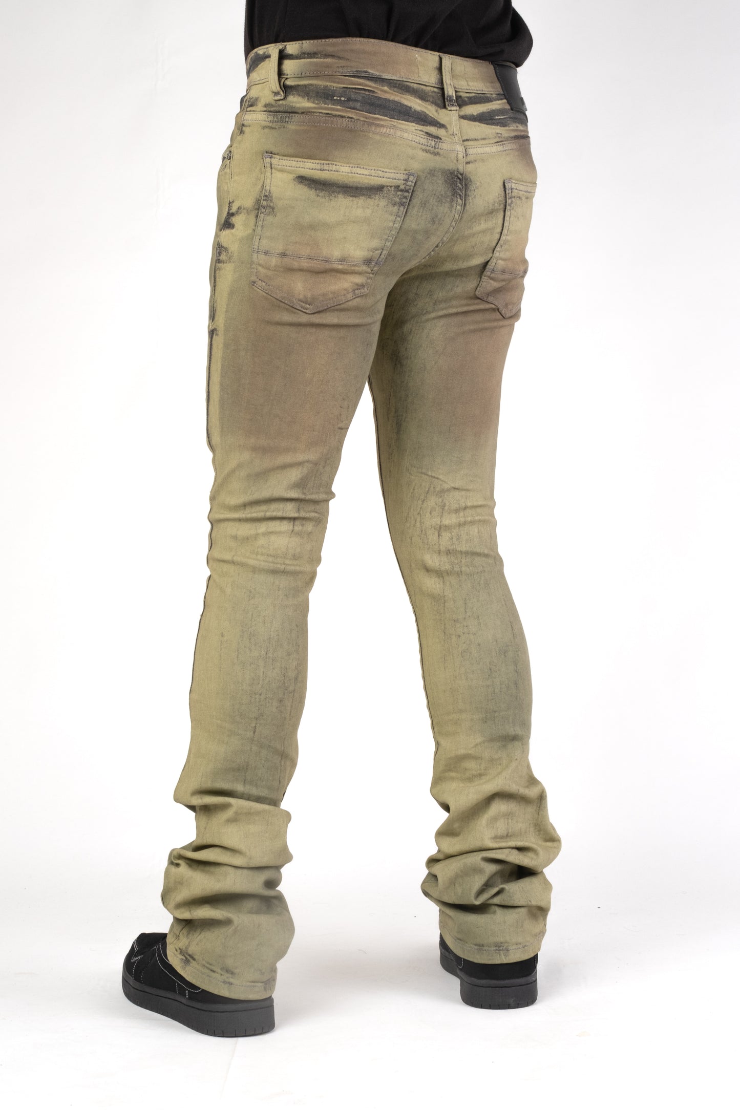 MENS CLASSIC ULTRA STRETCH DENIM - VINTAGE STACKED DZTR-468