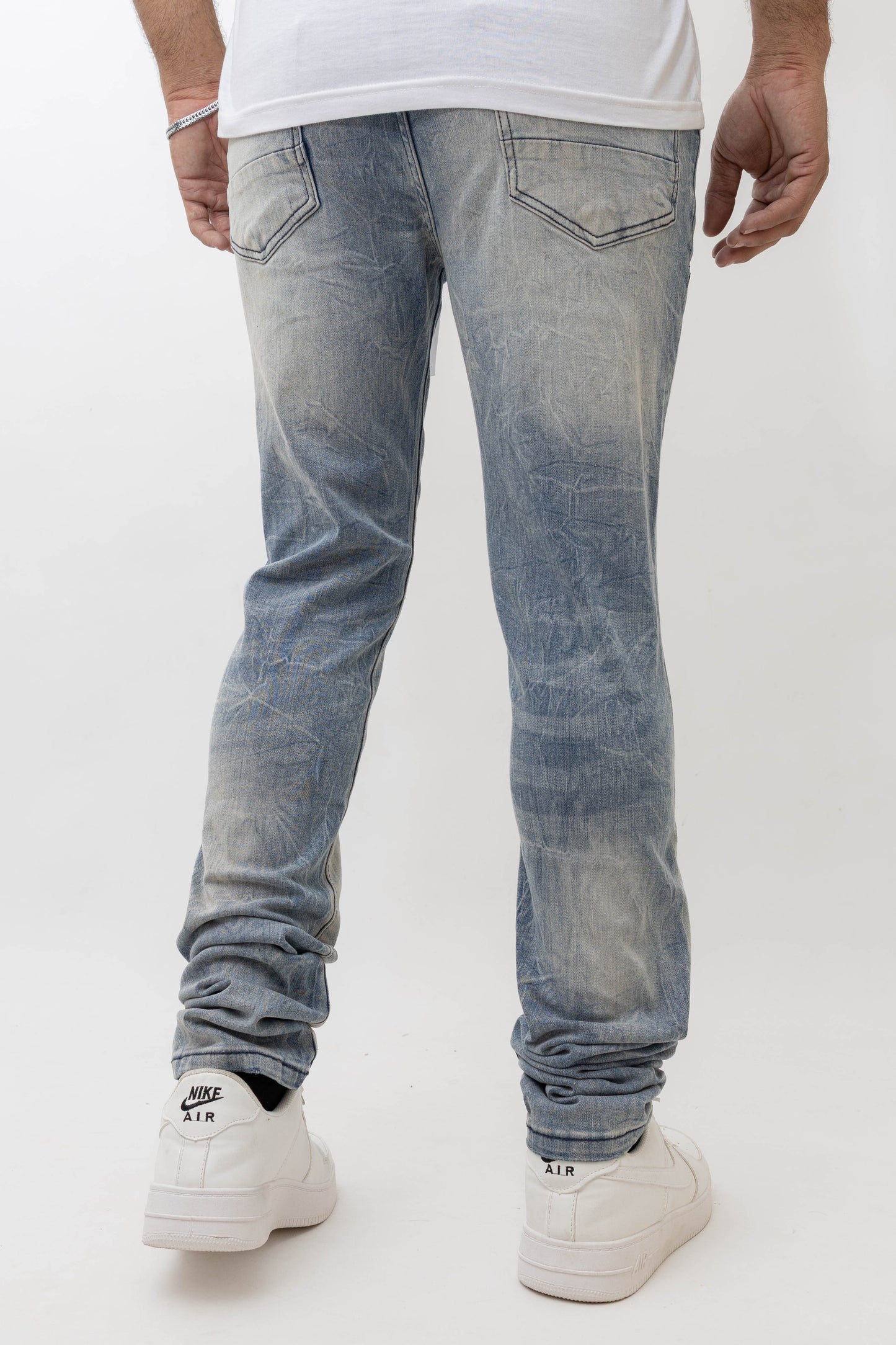MENS SKINNY ULTRA STRETCH DENIM -MID VINTAGE DZTR -472