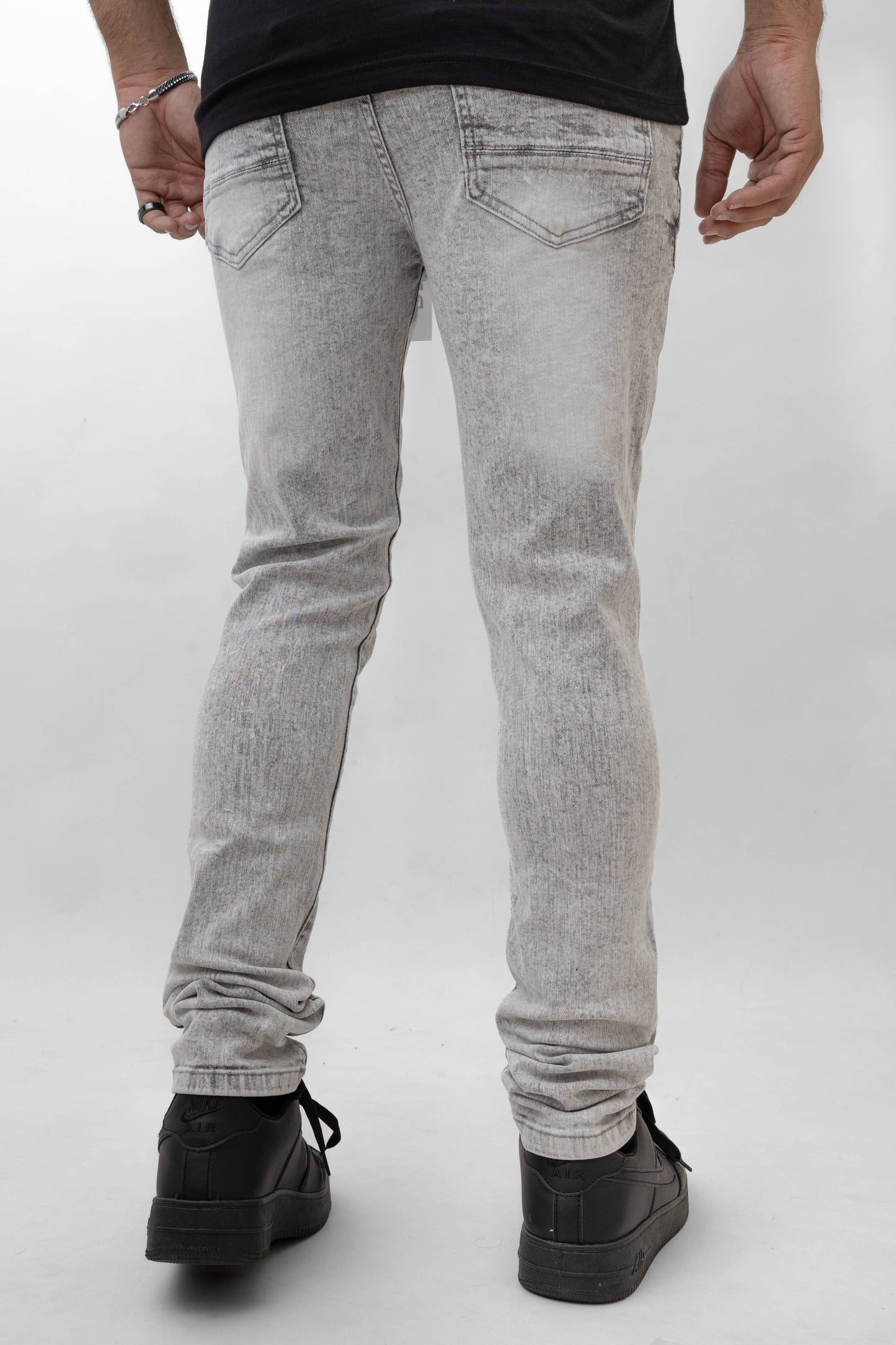 MENS CLASSIC ULTRA STRETCH DENIM -GREY DZTR -432