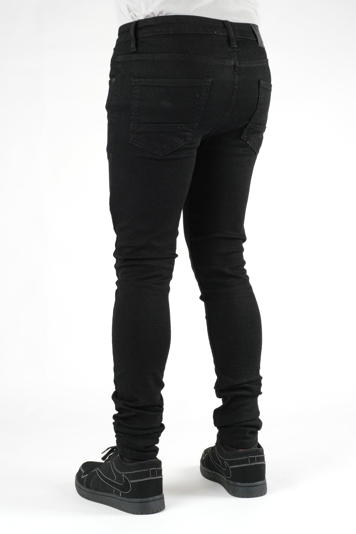MENS CLASSIC ULTRA STRETCH DENIM - JET BLACK DZTR-351