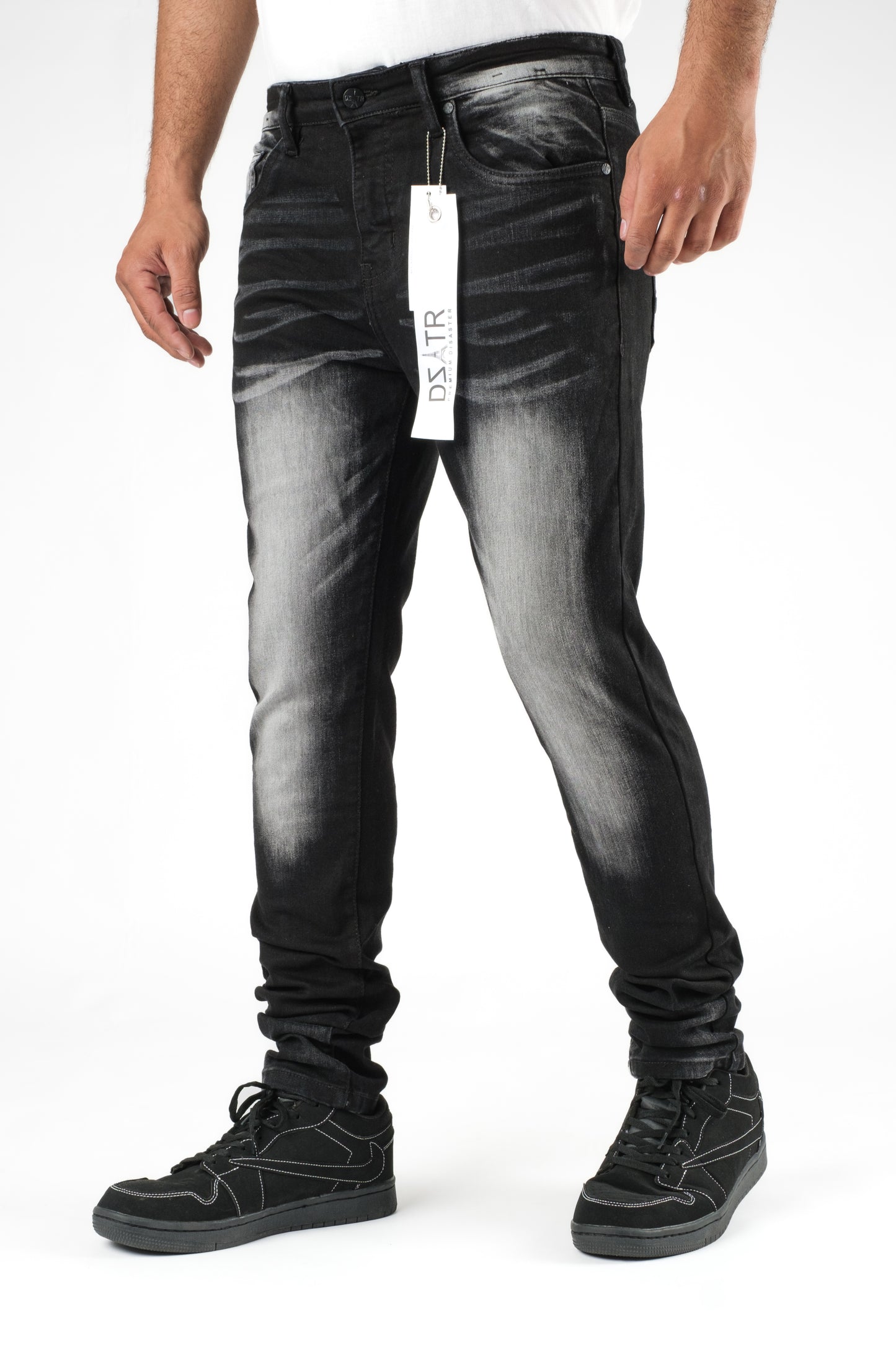 MENS CLASSIC ULTRA STRETCH DENIM - CHEVRON WASH DZTR-426