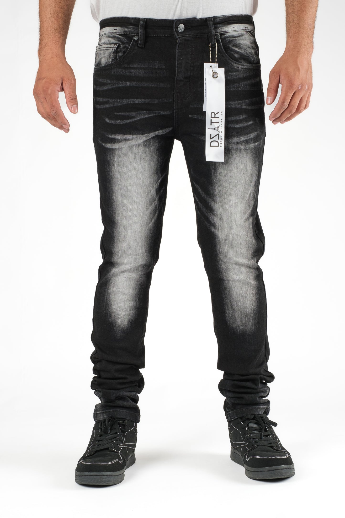 MENS CLASSIC ULTRA STRETCH DENIM - CHEVRON WASH DZTR-426