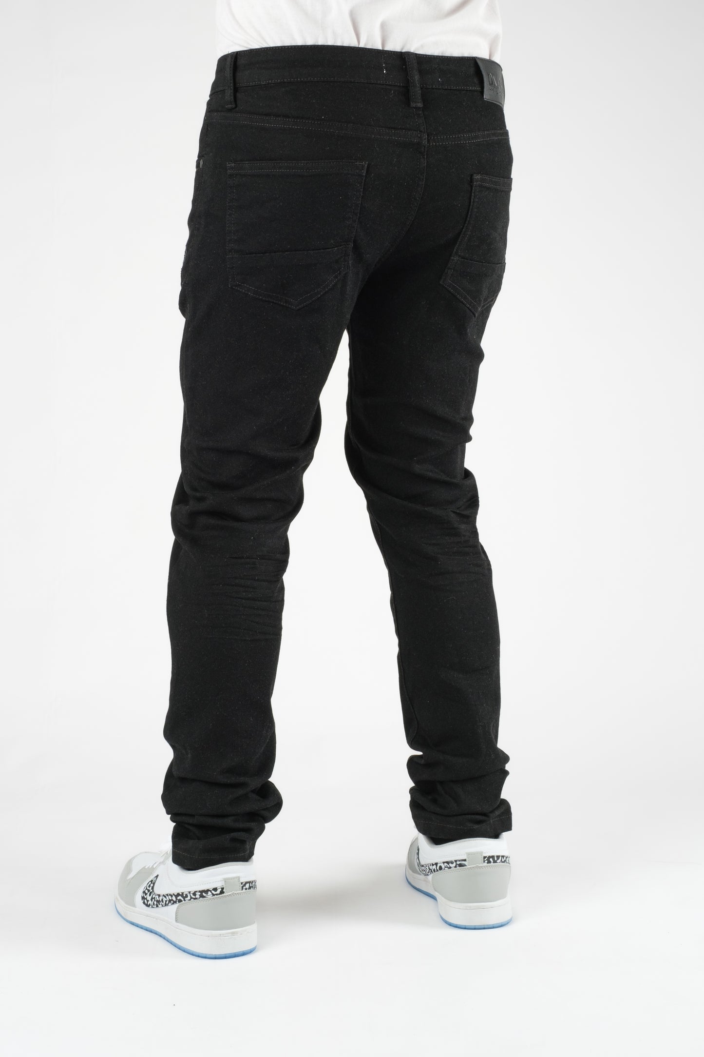 MENS CLASSIC ULTRA STRETCH DENIM - JET BLACK DZTR-350
