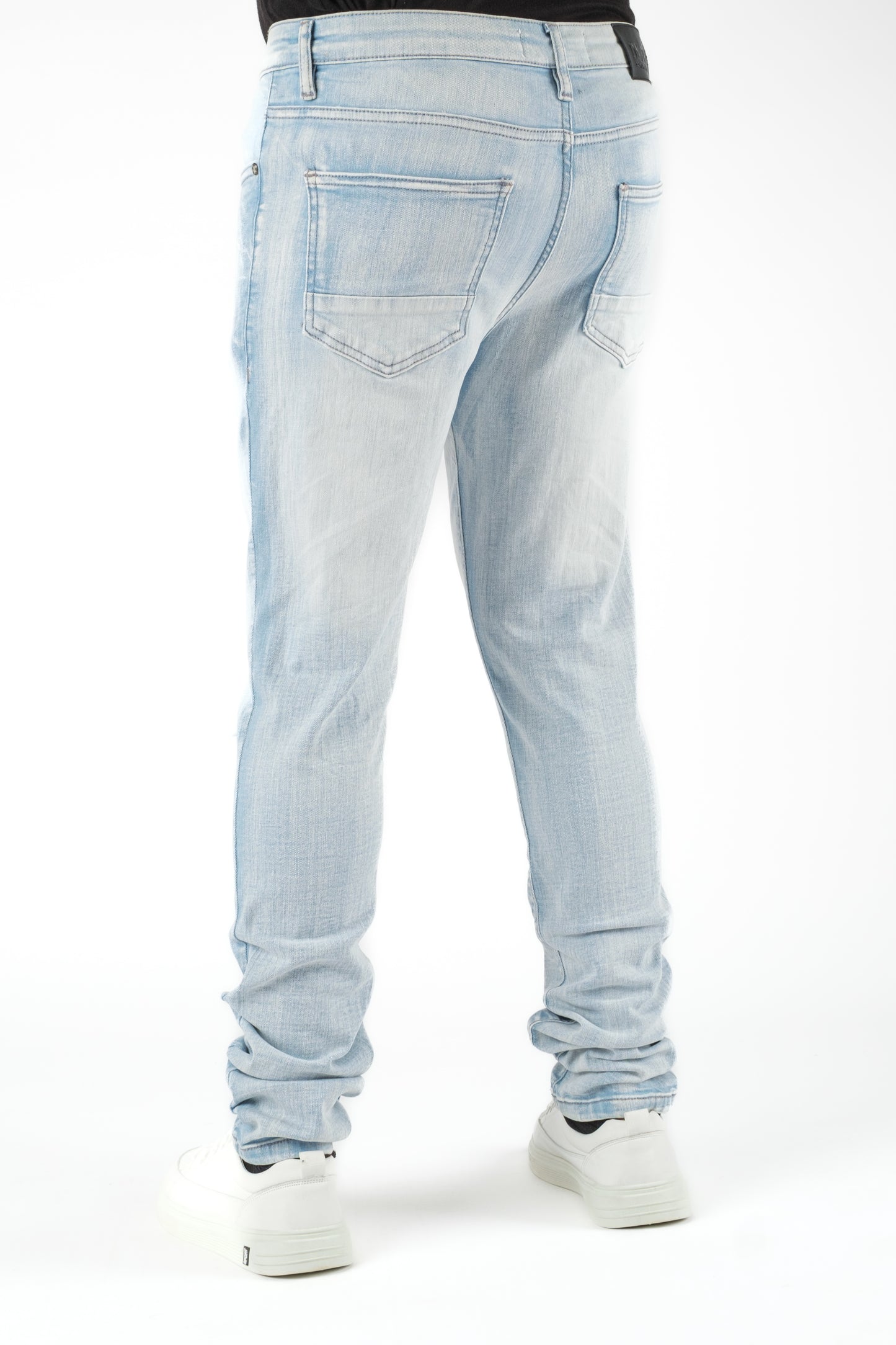 MENS CLASSIC ULTRA STRETCH DENIM - ICE BLUE DZTR-422