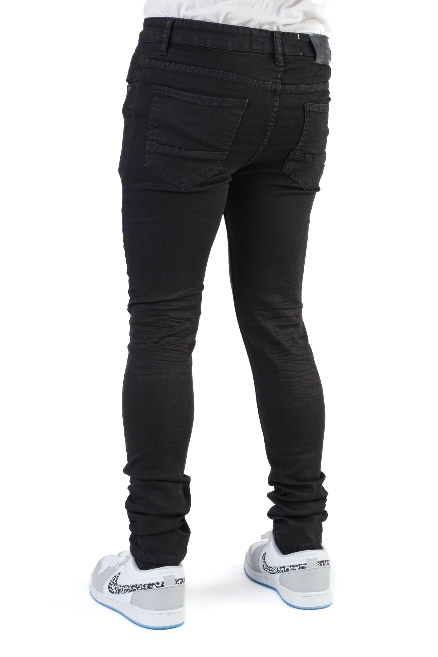 MENS CLASSIC ULTRA STRETCH DENIM - JET BLACK 3D (PD-T-003)