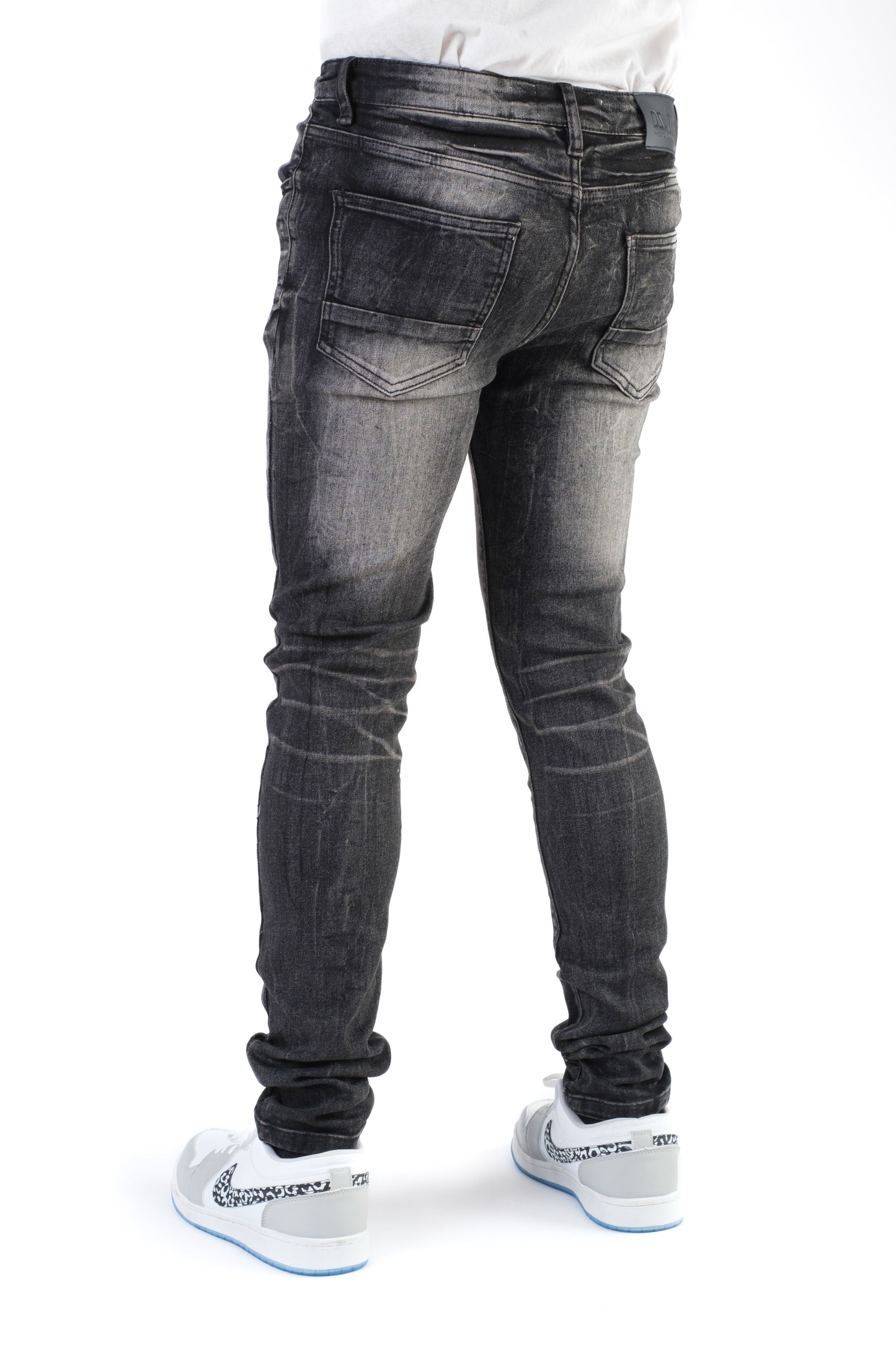 MENS CLASSIC ULTRA STRETCH DENIM - BLACK WASH DZTR-413
