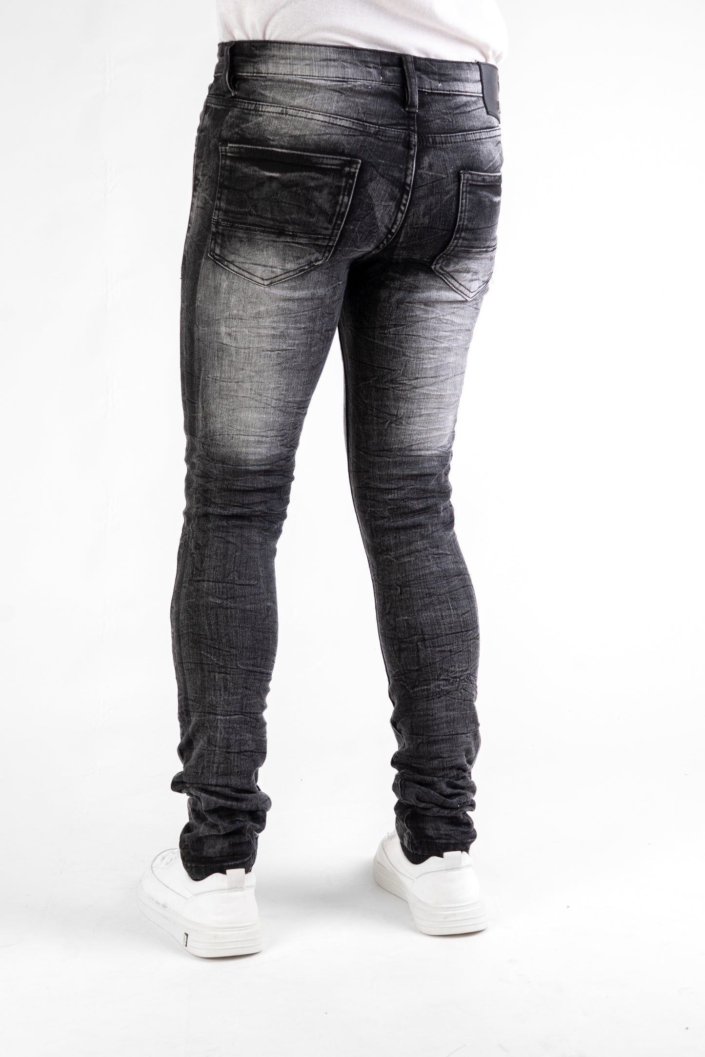 MENS CLASSIC ULTRA STRETCH DENIM - BLACK DZTR-462