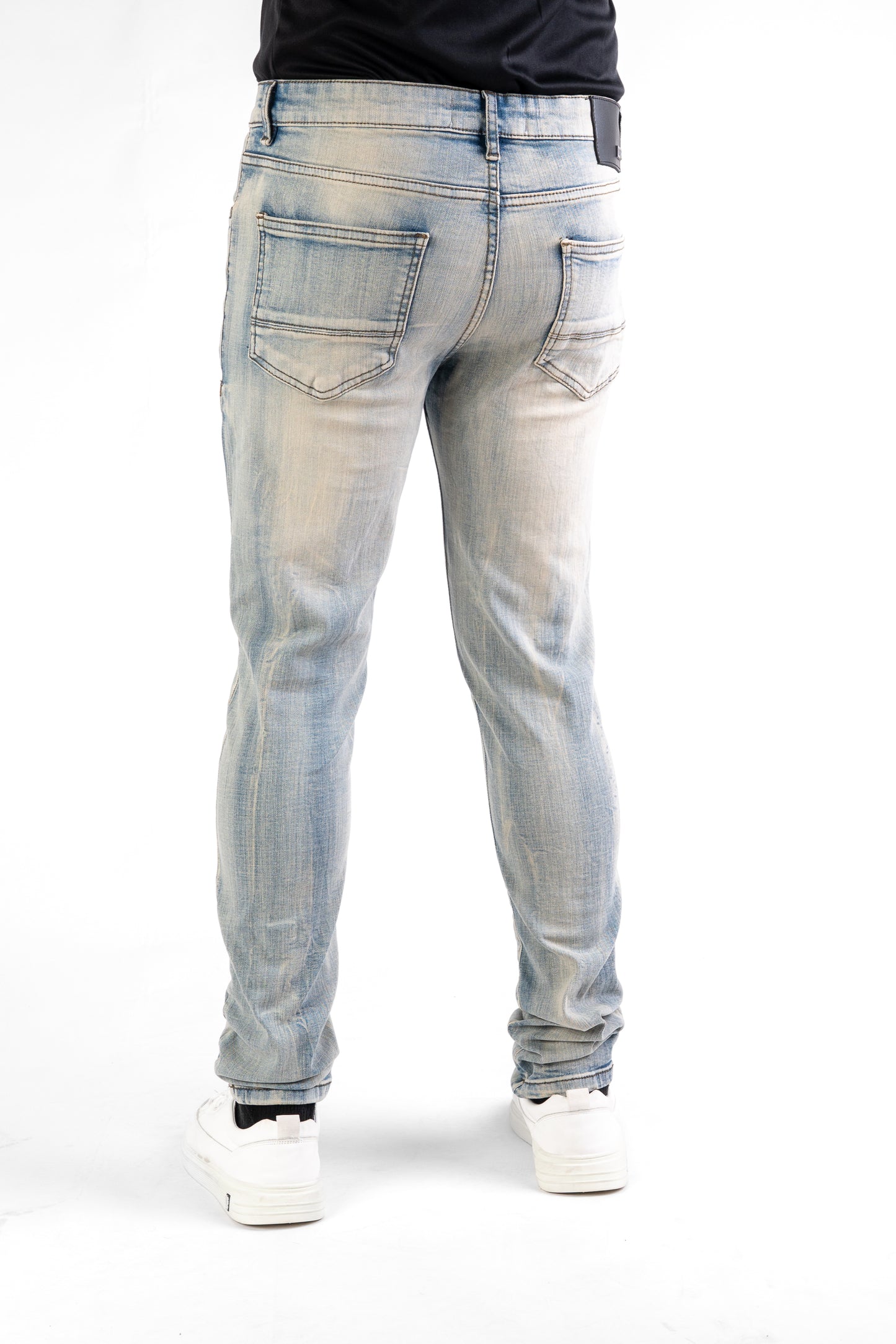 MENS CLASSIC ULTRA STRETCH DENIM - LT VINTAGE -442