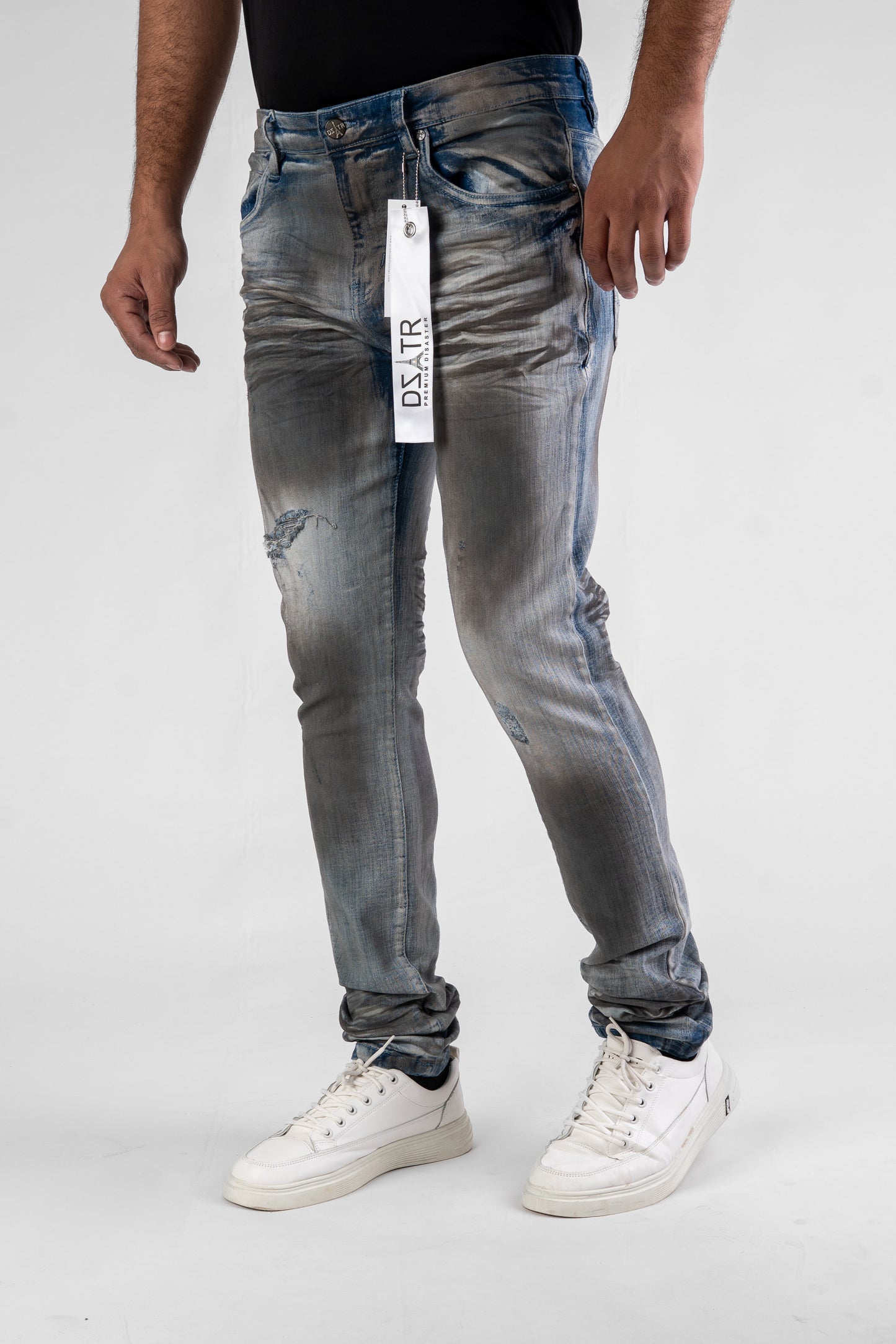 MENS CLASSIC ULTRA STRETCH DENIM -BLUE DIESEL DZTR -476