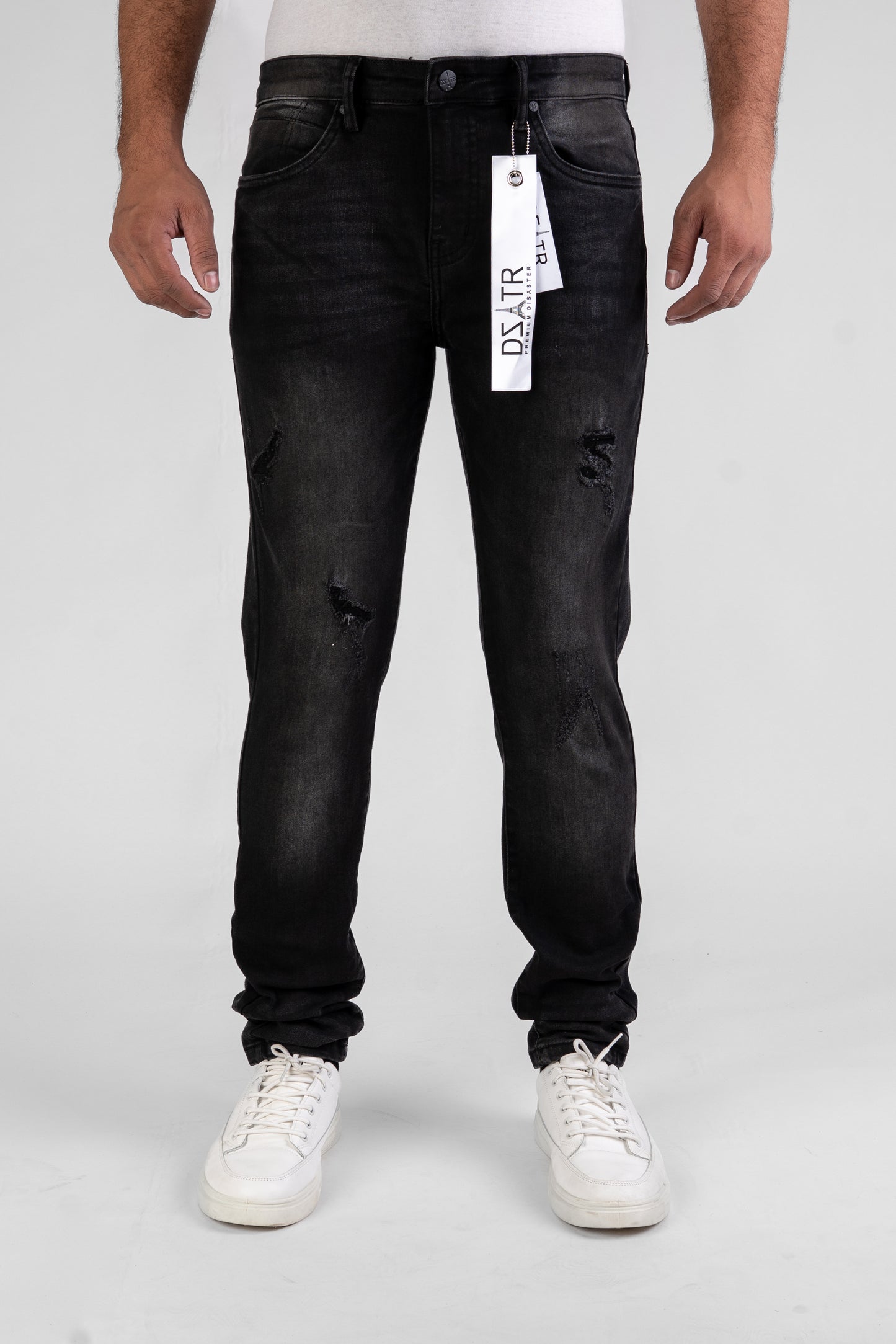 MENS CLASSIC ULTRA STRETCH DENIM - BLACK -456