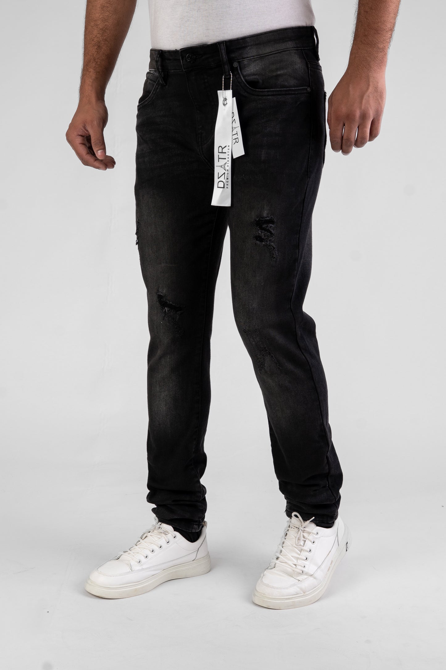 MENS CLASSIC ULTRA STRETCH DENIM - BLACK -456