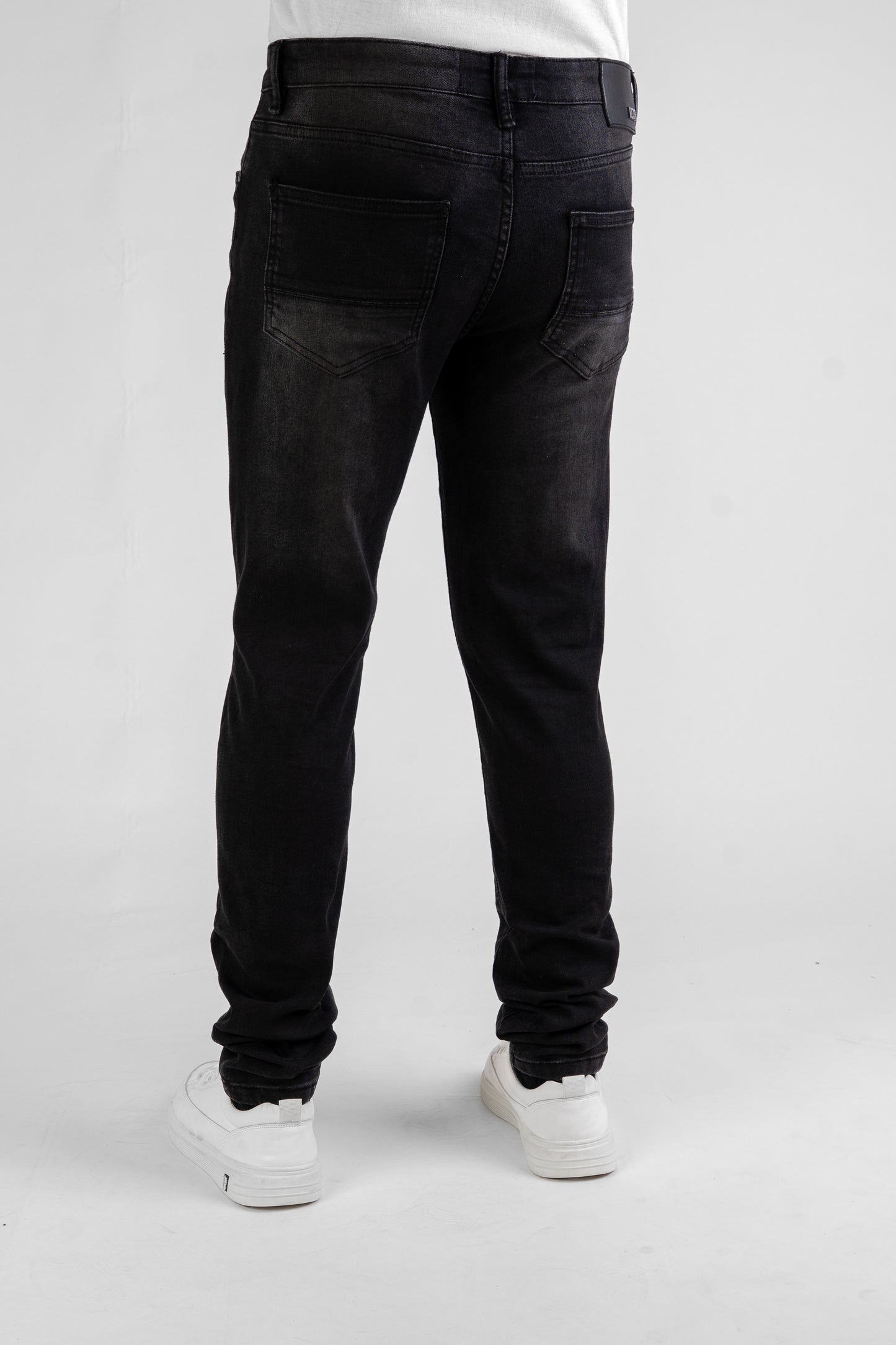 MENS CLASSIC ULTRA STRETCH DENIM - BLACK -456