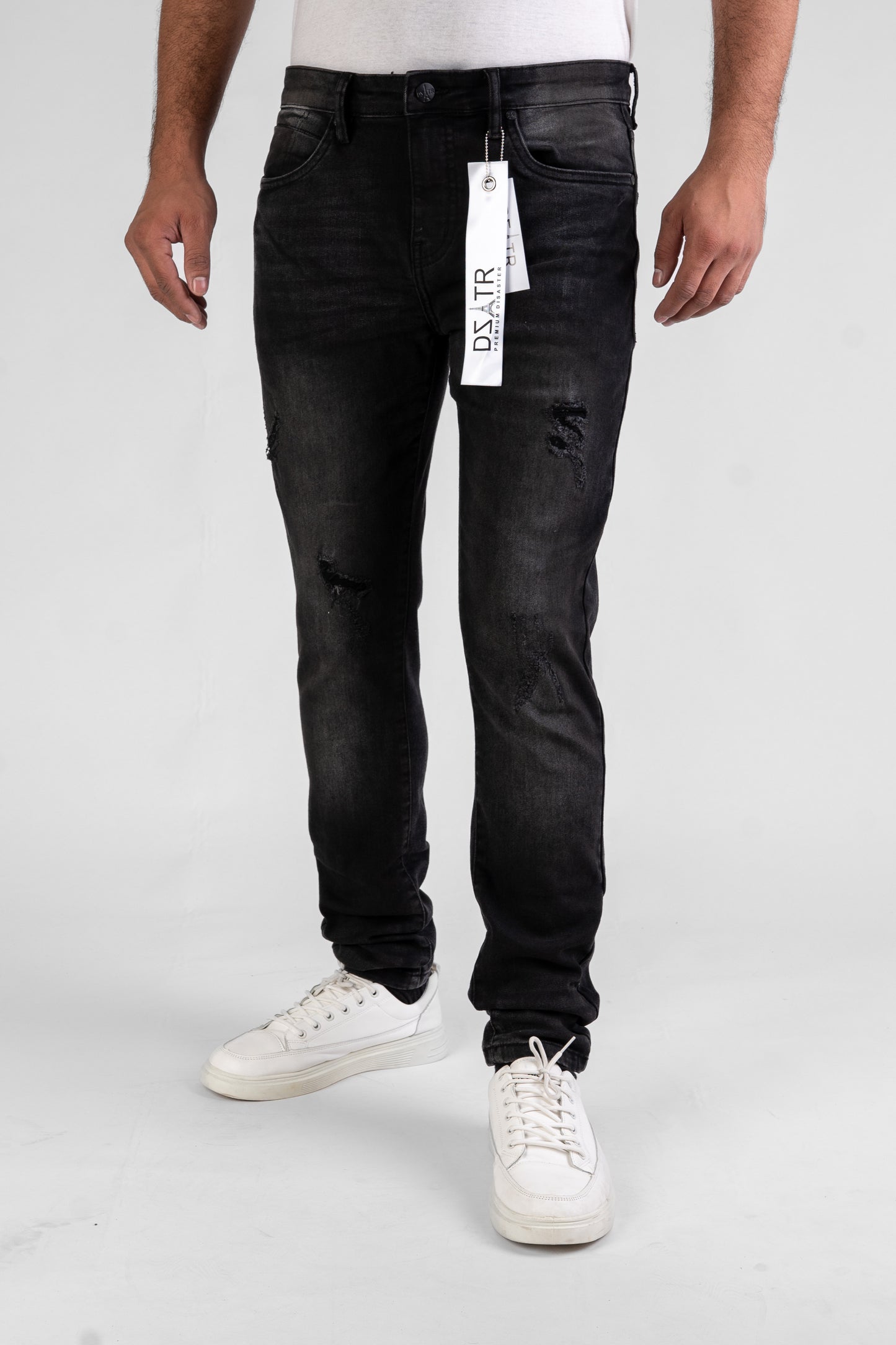 MENS CLASSIC ULTRA STRETCH DENIM - BLACK -456