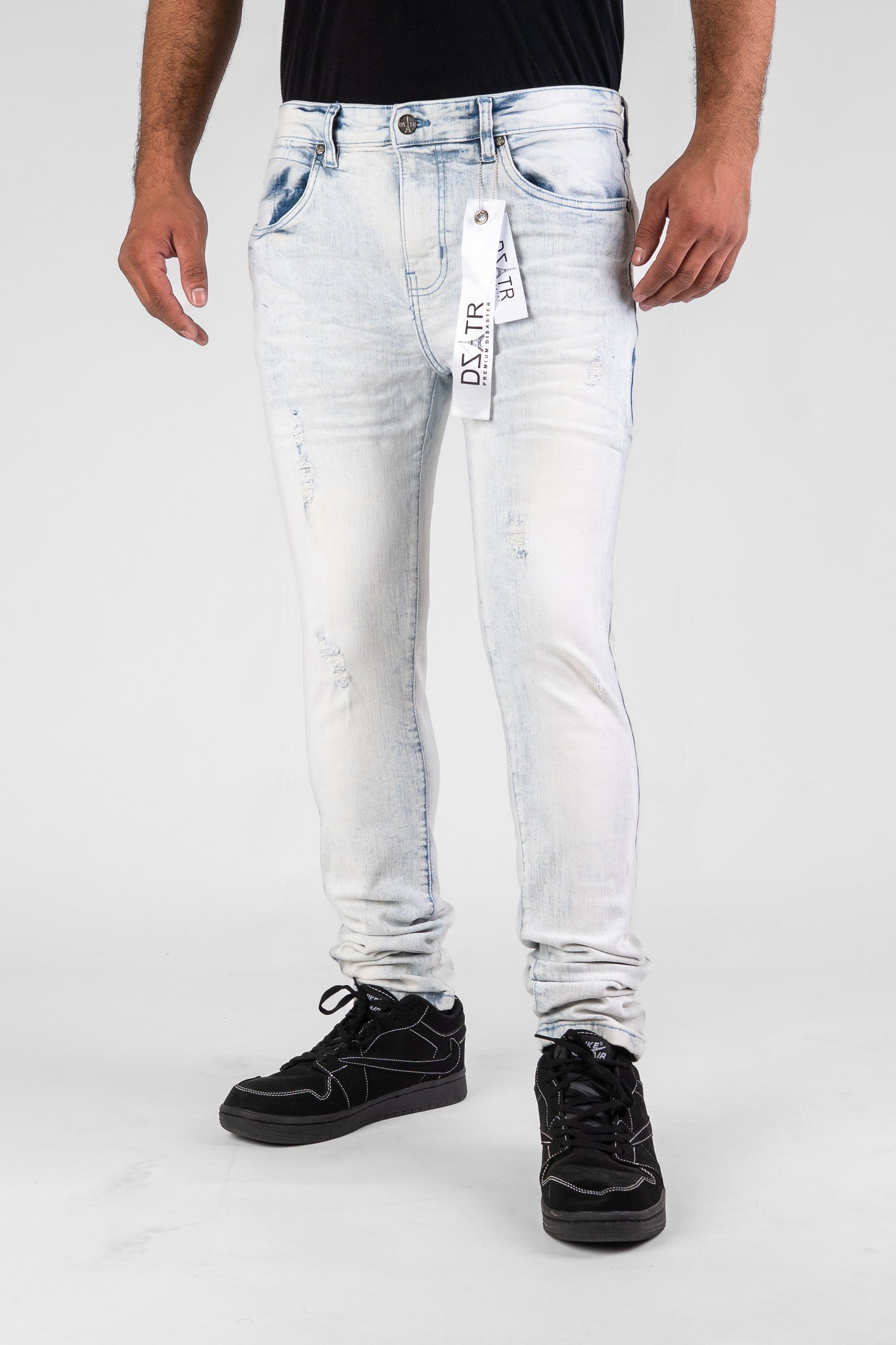 MENS CLASSIC ULTRA STRETCH DENIM -SUPER ICE DZTR -437