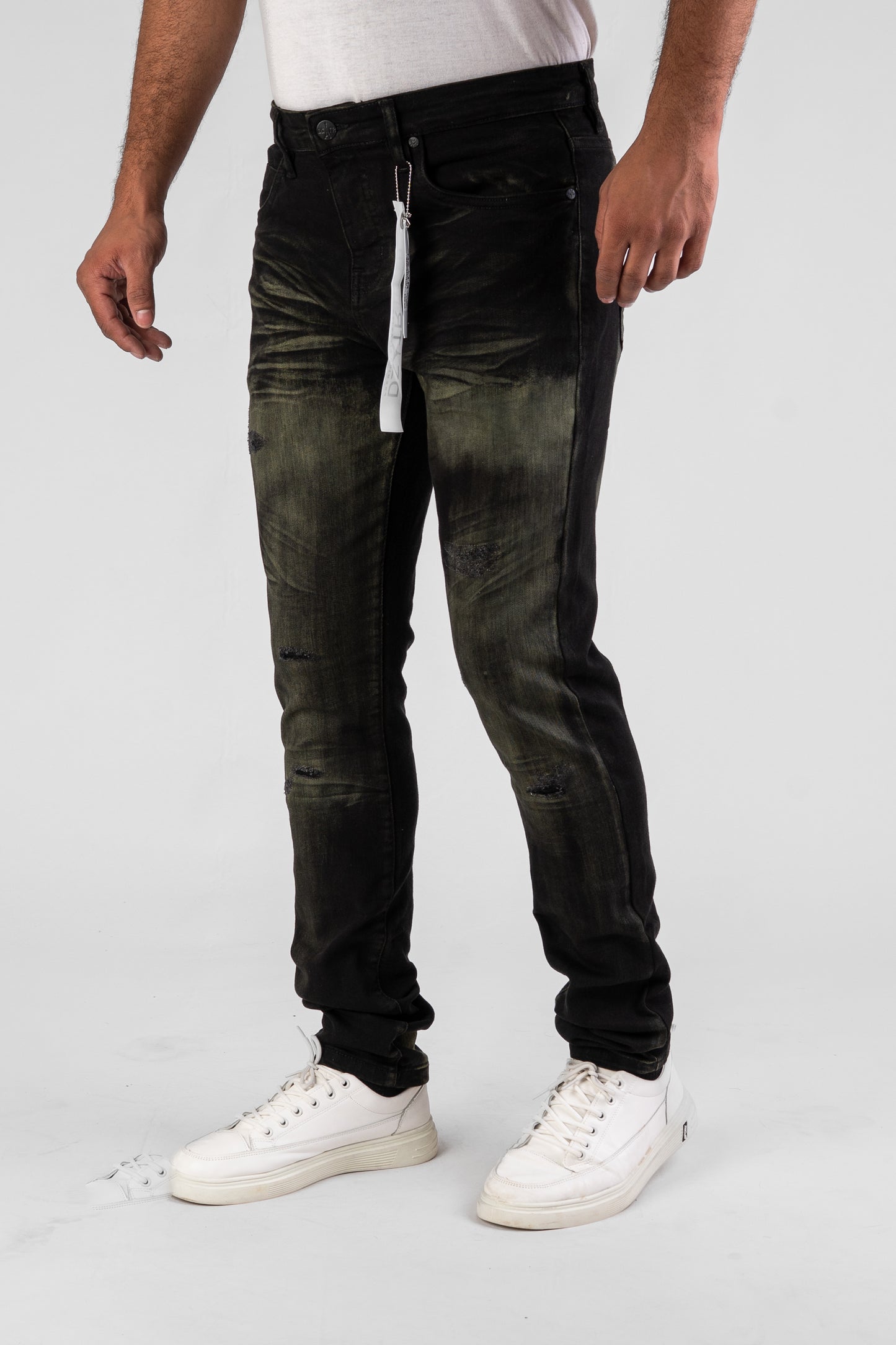 MENS CLASSIC ULTRA STRETCH DENIM -BLACK DZTR -480