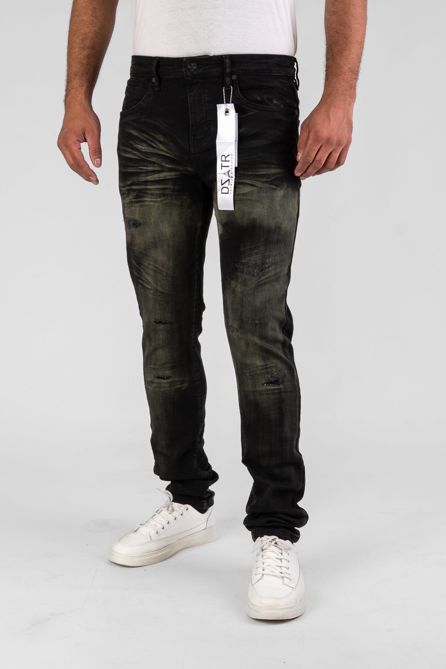 MENS CLASSIC ULTRA STRETCH DENIM -BLACK DZTR -480