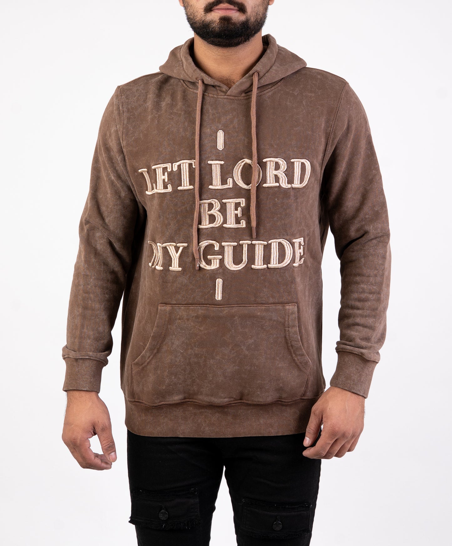 MEN HOODIE-LET LORD BE MY GUIDE