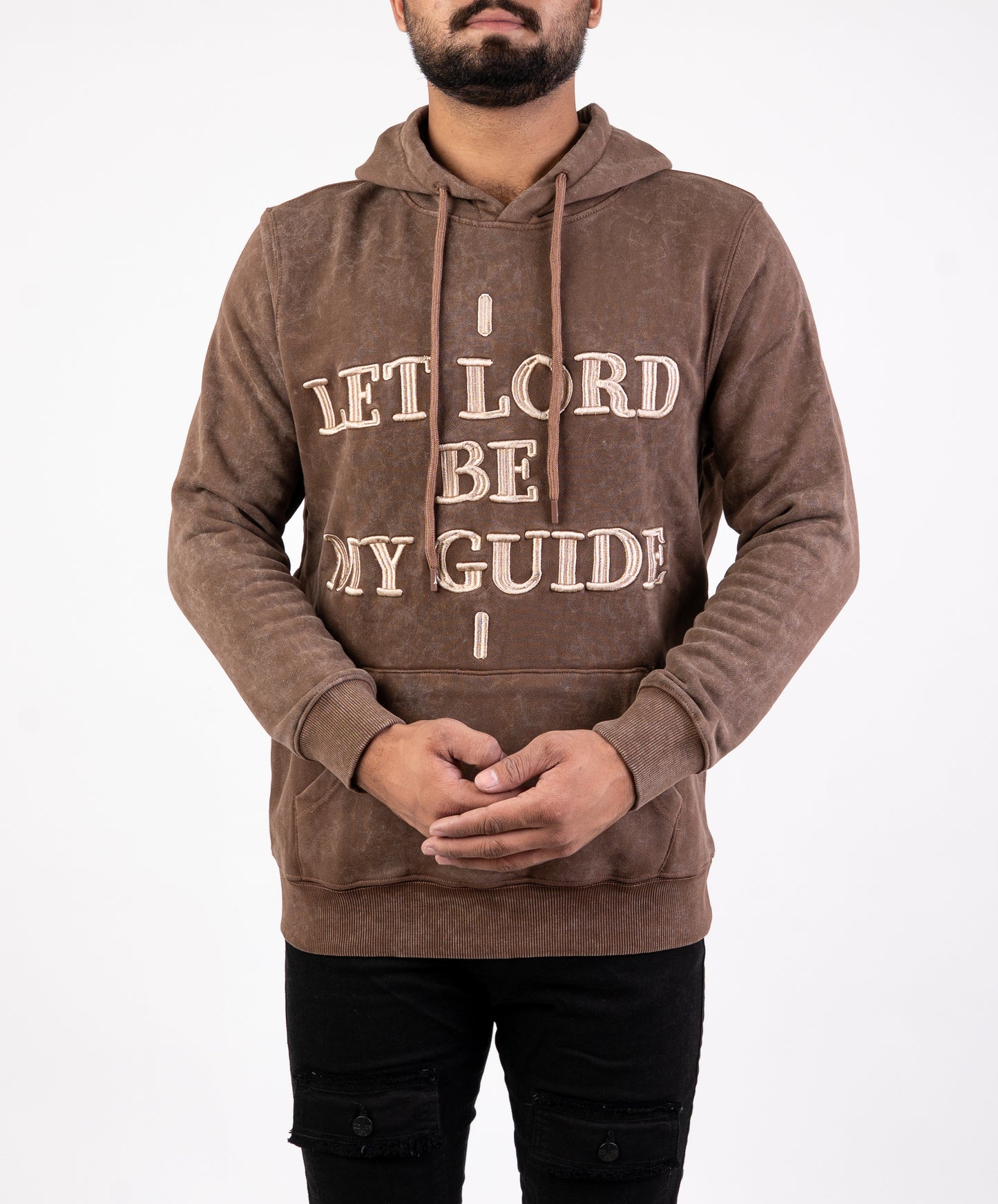 MEN HOODIE-LET LORD BE MY GUIDE