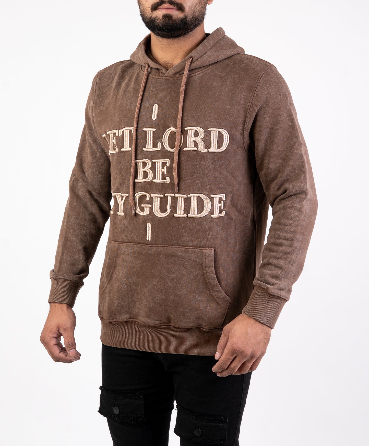 MEN HOODIE-LET LORD BE MY GUIDE