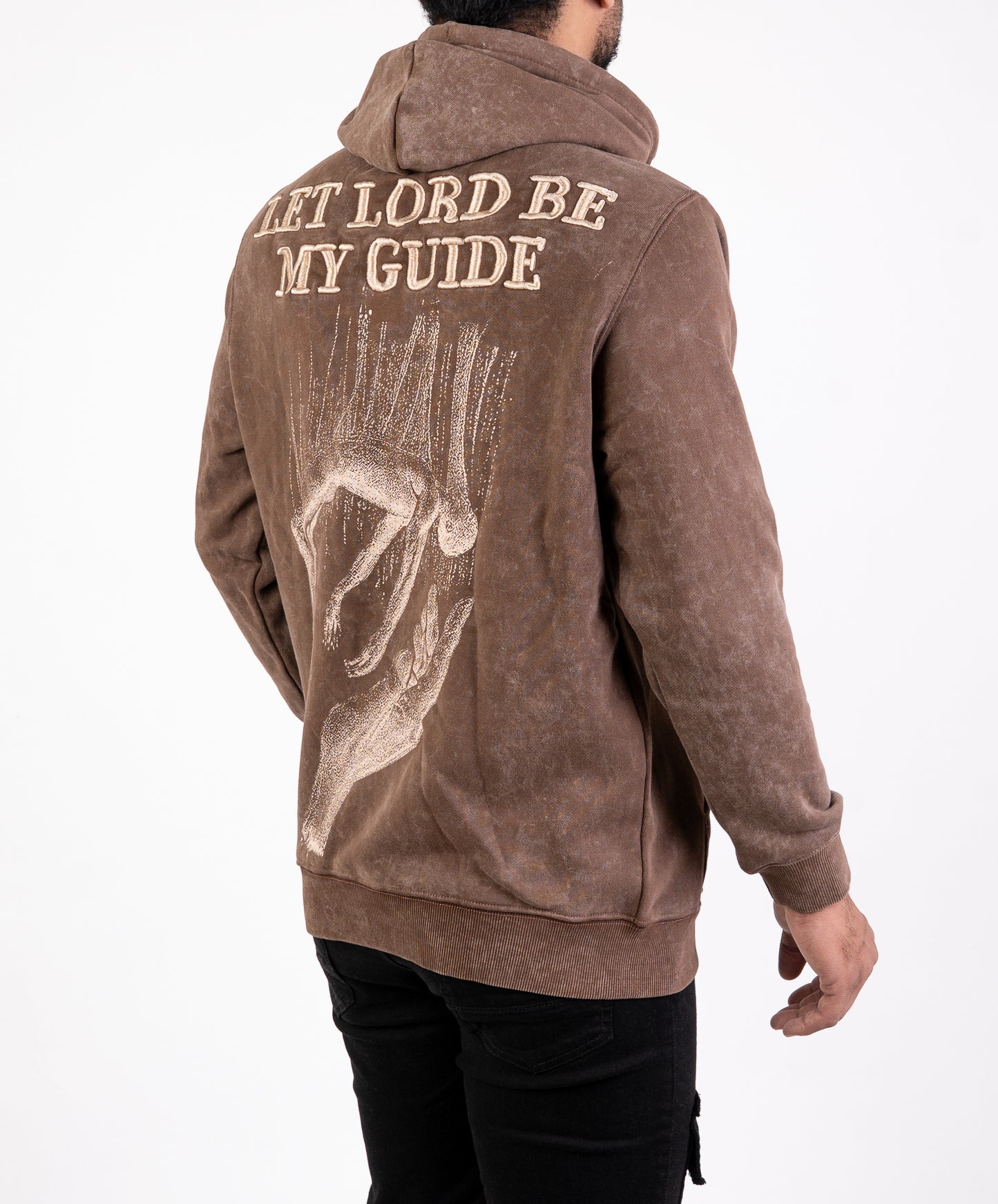 MEN HOODIE-LET LORD BE MY GUIDE
