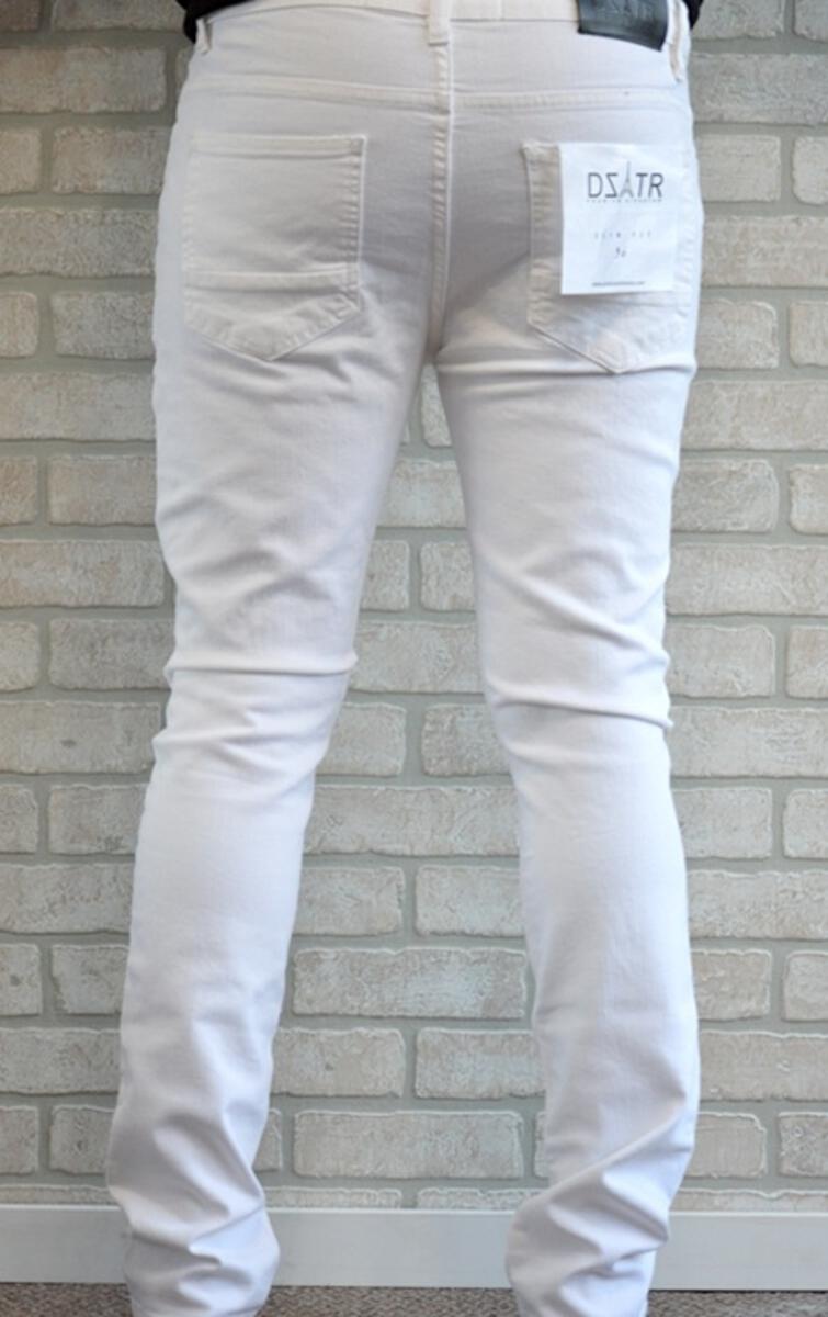 WHITE ULTRA STRETCH JEAN MENS (DZTR-284)