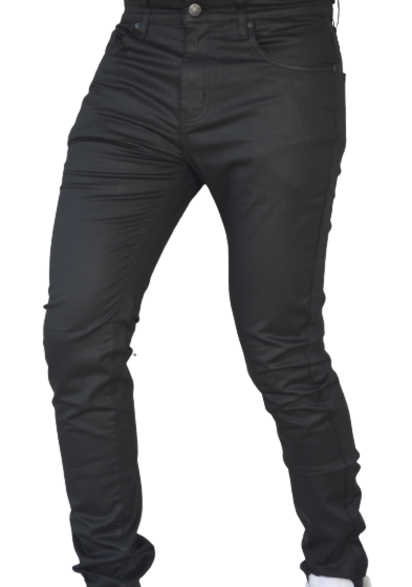 WAX BLACK STRETCH PANTS (DZTR 233)