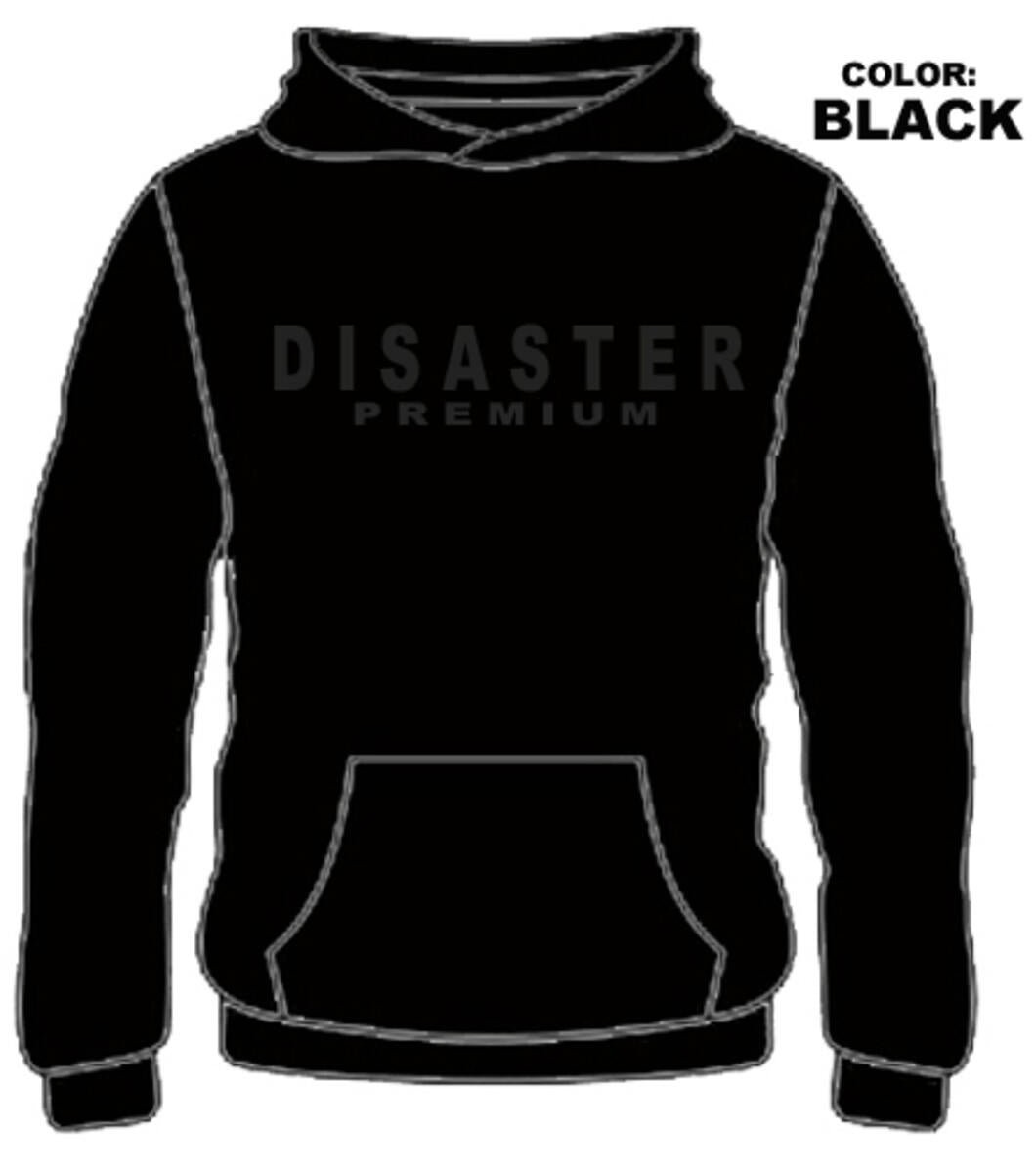 MENS HOODIE - HEAVY GSM FLEECE HOODIE (DZTR-DZTR-HOODIE)