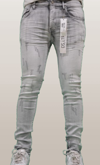 SUPER STRETCH DENIM - SLIM FIT - GREY SERENE (DZTR-286)