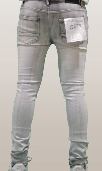 SUPER STRETCH DENIM - SLIM FIT - GREY SERENE (DZTR-286)