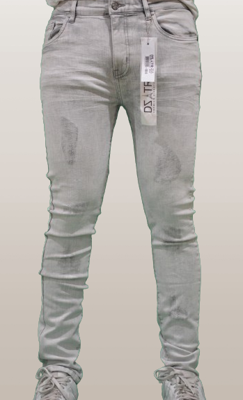 SUPER STRETCH DENIM - SLIM FIT - GREY ACID(DZTR-287)