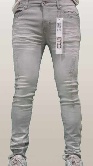 SUPER STRETCH DENIM - SLIM FIT - GREY BASIC(DZTR-289)