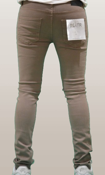 SUPER STRETCH DENIM - SLIM FIT - BROWN (DZTR-300)