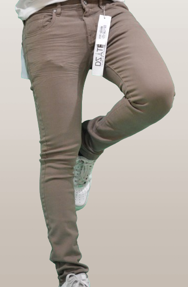 SUPER STRETCH DENIM - SLIM FIT - BROWN (DZTR-300)