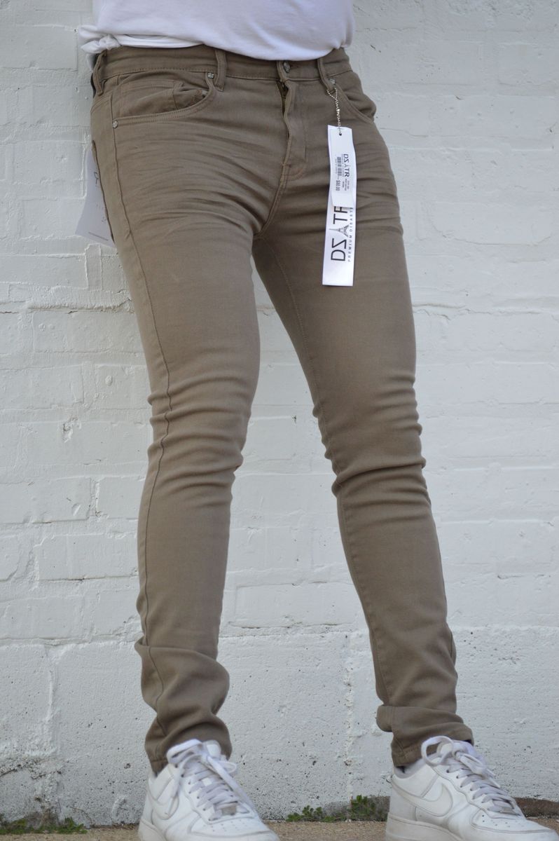 SUPER STRETCH DENIM - SLIM FIT - BROWN (DZTR-300)