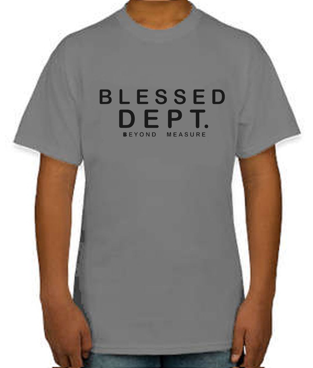 KIDS TEE - BLESSED BLACK (Juniors)