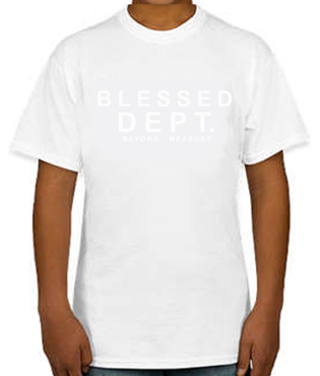 KIDS TEE - BLESSED WHT (Toddlers)