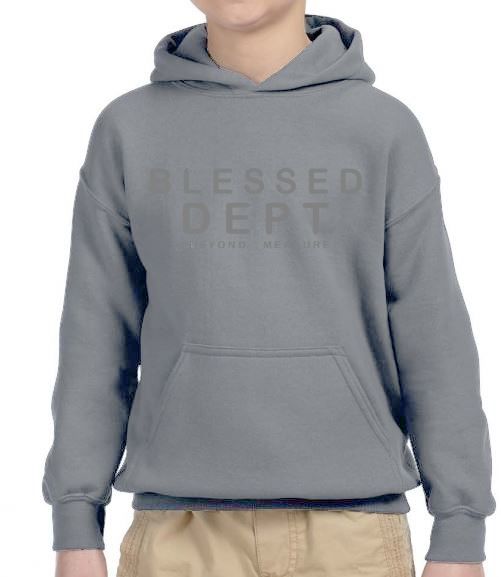 KIDS HOODIE - BLESSED GREY (Juniors)