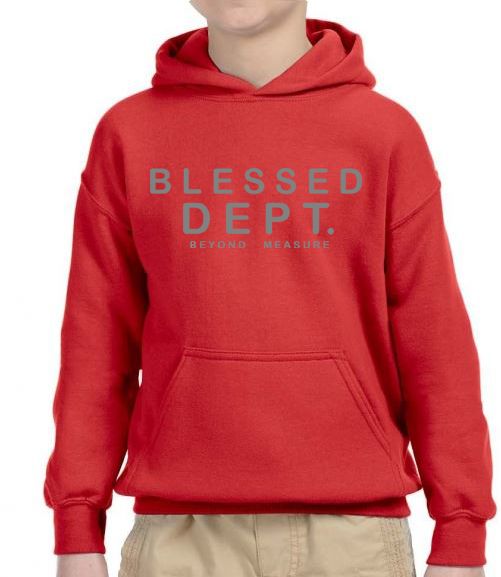 KIDS HOODIE - BLESSED GREY (Juniors)