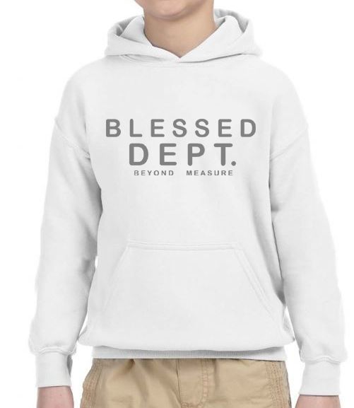 KIDS HOODIE - BLESSED GREY (Juniors)