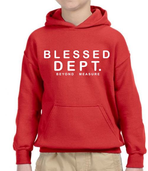 KIDS HOODIE - BLESSED WHT (Toddlers)