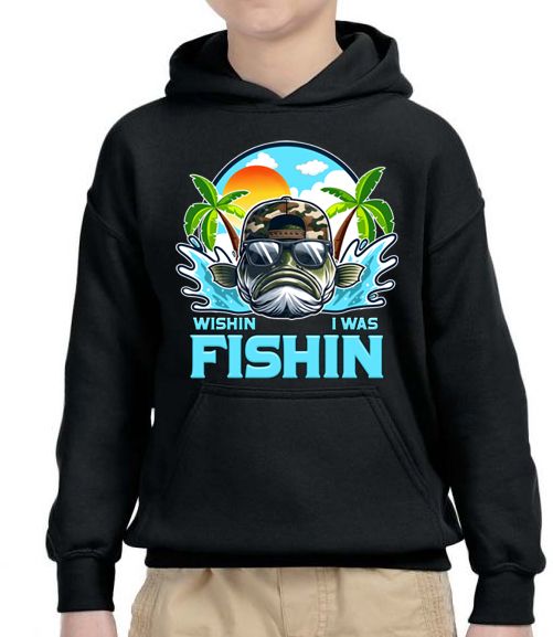 KIDS HOODIE - FISHIN (Juniors)