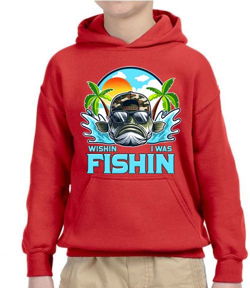 KIDS HOODIE - FISHIN (Juniors)